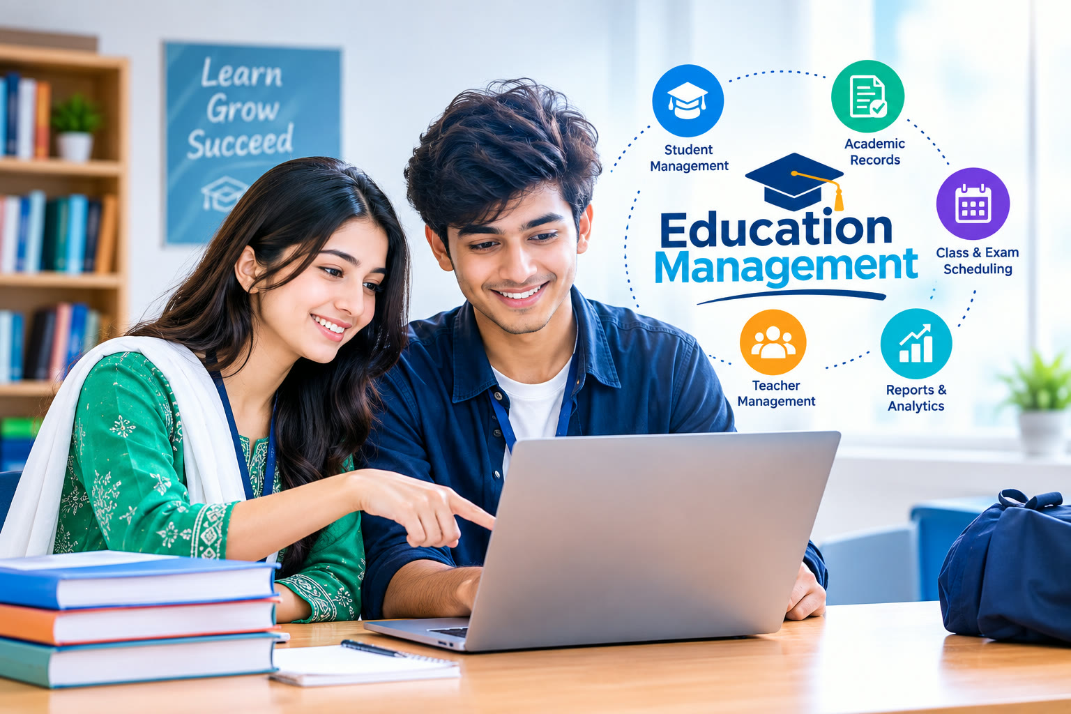 Education Management — EdTech Platform interface concept